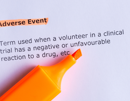 Sample Adverse Event Log Form